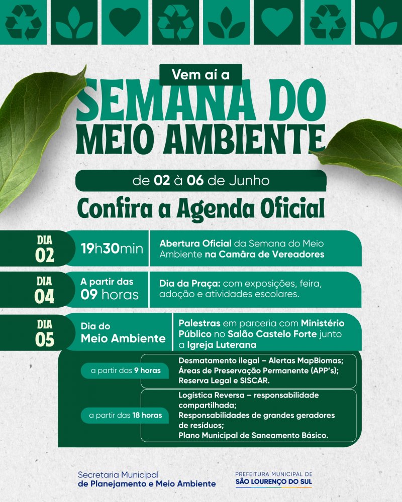 SEMANA DO MEIO AMBIENTE